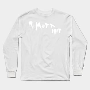 R Mutt 1917, Fountain by Marcel Duchamp in White Long Sleeve T-Shirt